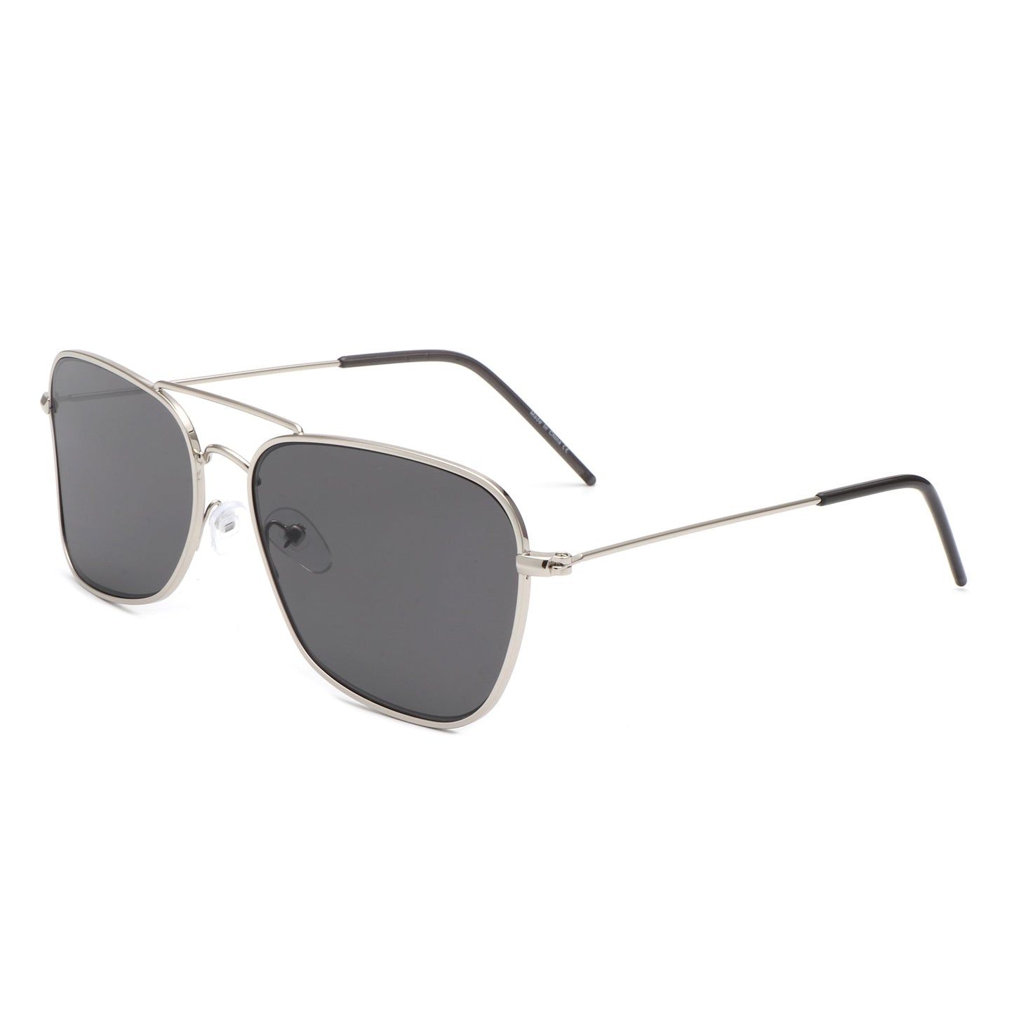 Whirl - Geometric Square Brow-Bar Fashion Sunglasses-5