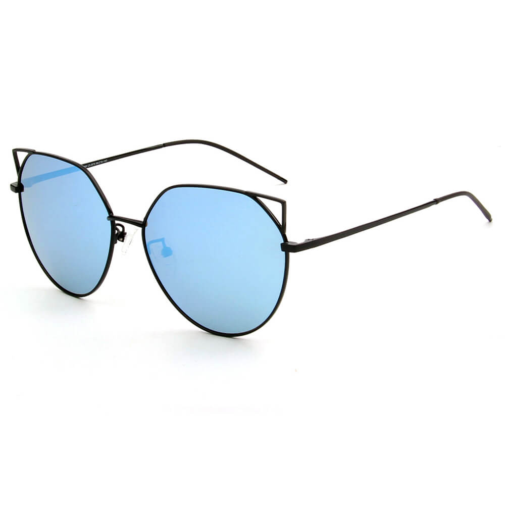 PROVENCE | Women Polarized Round Cat Eye Sunglasses-2