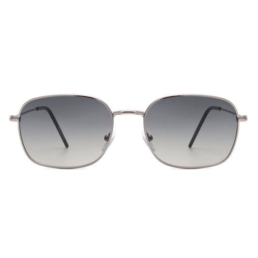 Gleam - Square Flat Top Tinted Retro Fashion Sunglasses-1