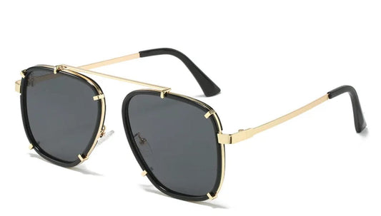 No Nonsense Statement Sunglasses, Durable Resin & Metal Unisex Design - Lightweight-1